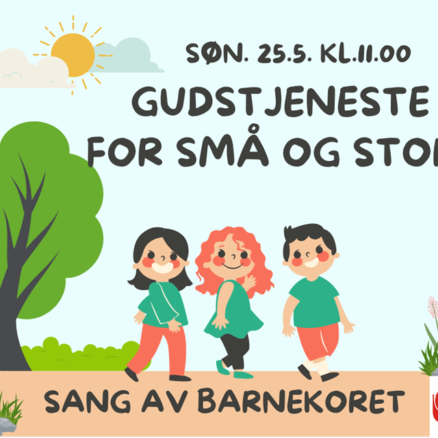 Gudstjeneste for små og store