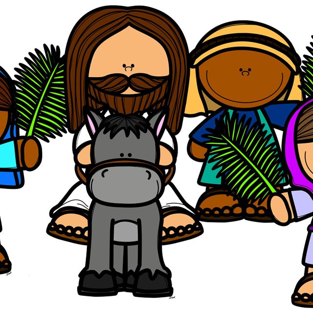 Jesus rir inn i Jerusalem