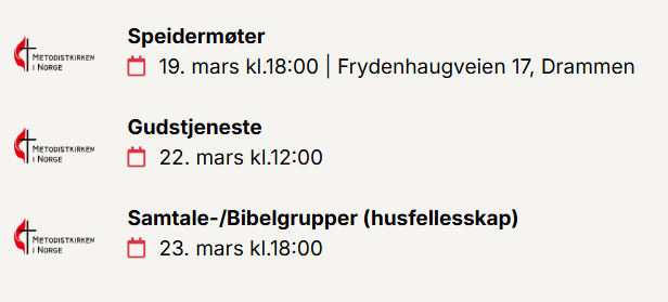 kalender-listevisning