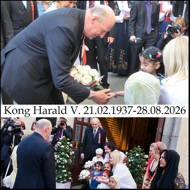 Kong Harald V har gått bort