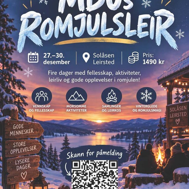 Meld deg på Romjulsleir