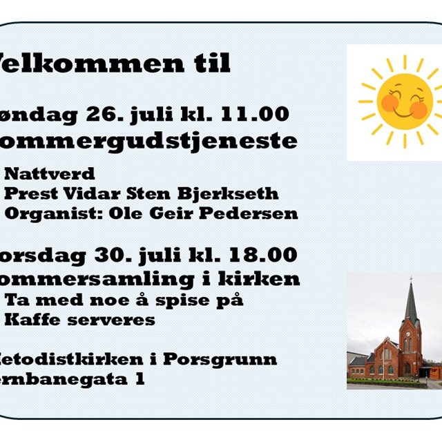 Gudstjeneste og sommersamling